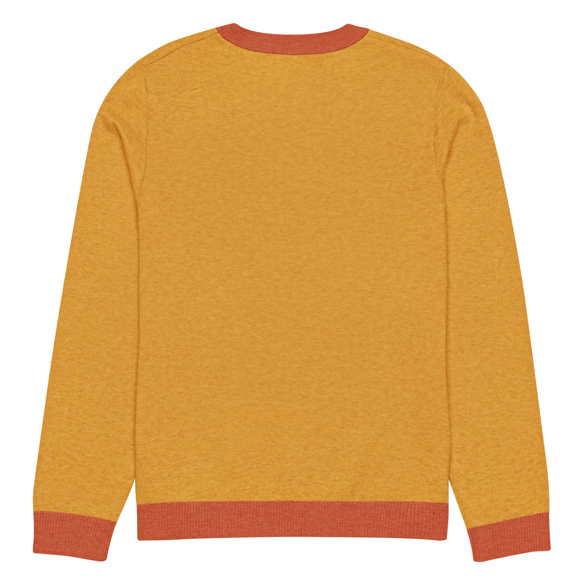 Powered by the Holy Spirit Knitted Crew Neck Sweater, back view